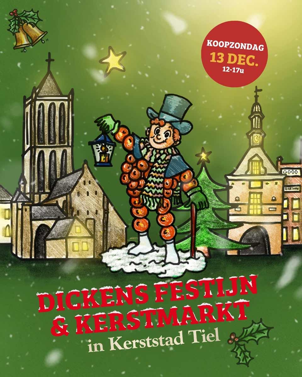 Kerststad Tiel met Dickensfestival (buiten)