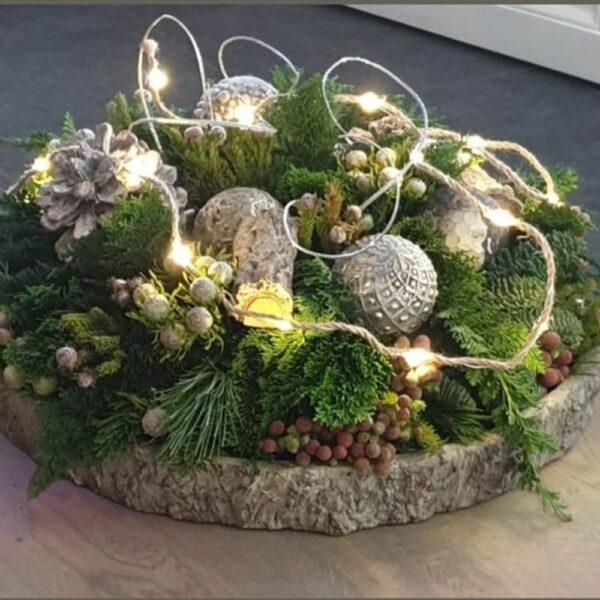 Betuws Theehuis | Workshop Kerstgroen | Tafelstuk